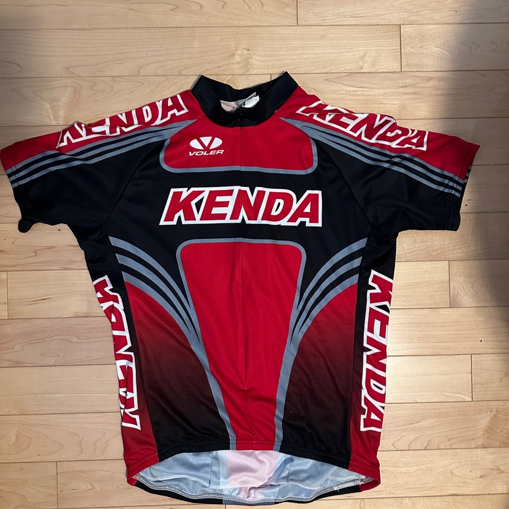 Kenda Red and Black Cycling Jersey